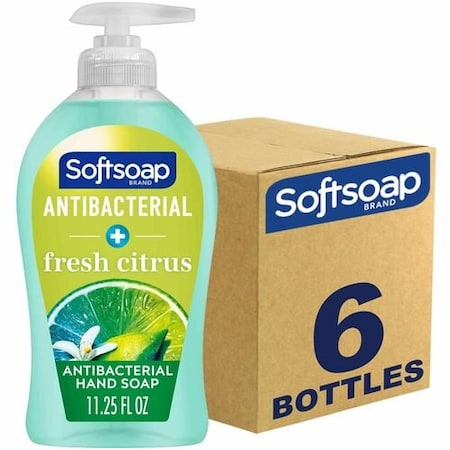 Colgate-Palmolive Co Hand Soap, Liquid, Fresh Citrus, Antibac, 11.25 oz, GN, 6PK CPCUS03563ACT
